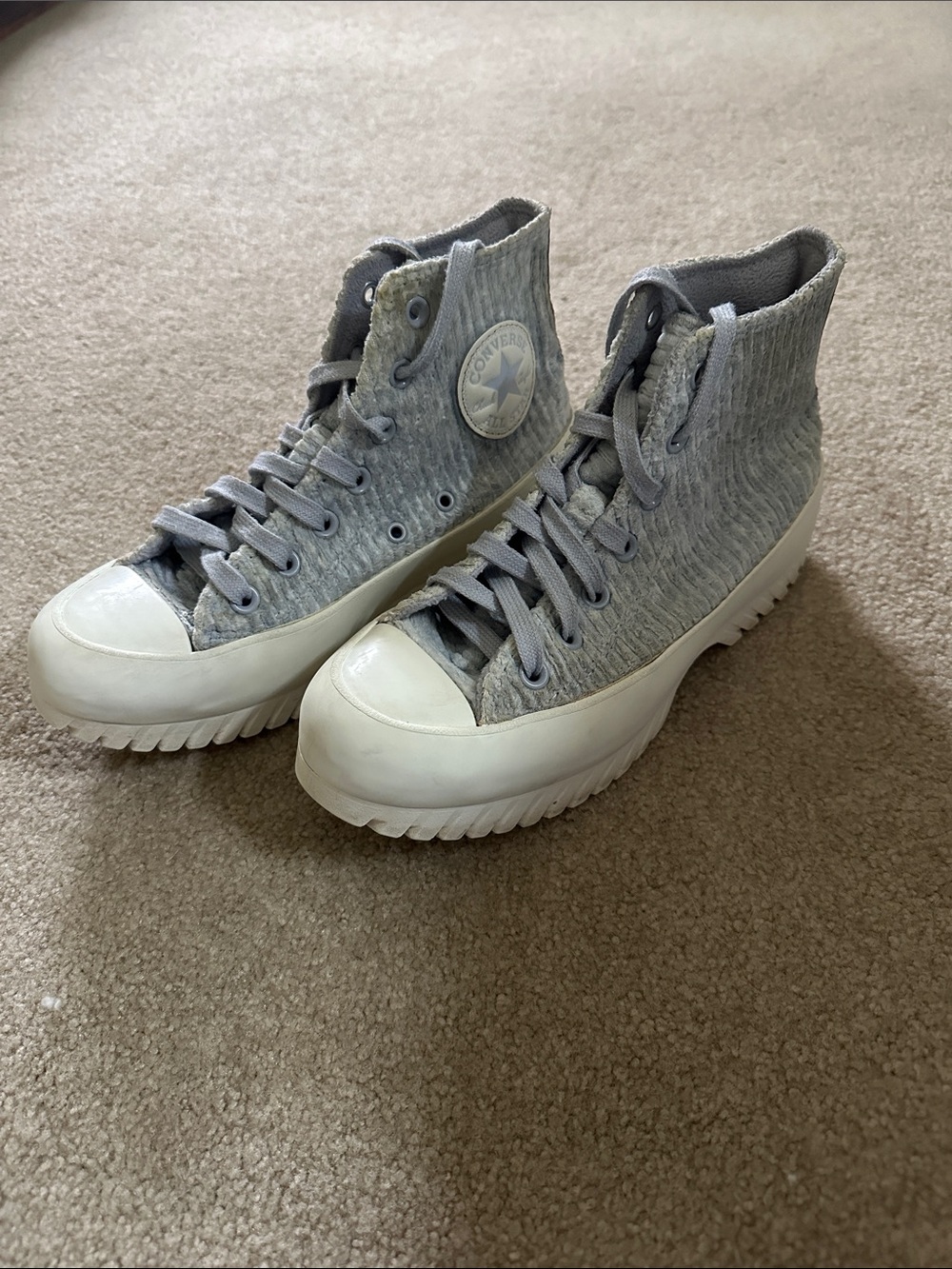 Converse Soft Light Purple High-Top Platform Sneakers M 5 or W 7